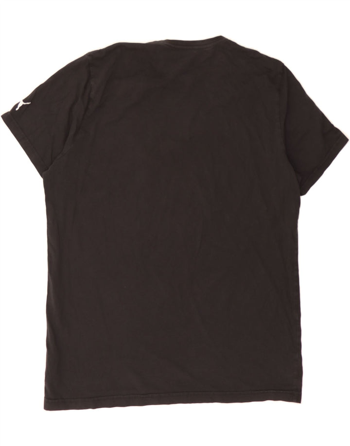 PUMA Mens Graphic T-Shirt Top XL Black Cotton Vintage Puma and Second-Hand Puma from Messina Hembry 