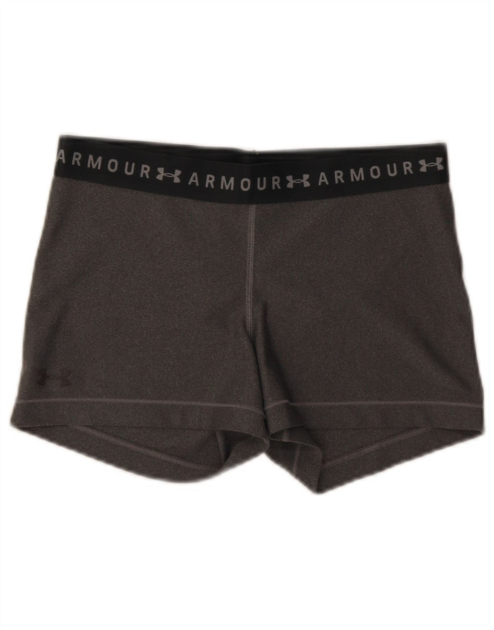 Under Armour grafiske sportsshorts til kvinder UK 14 mellemgrå