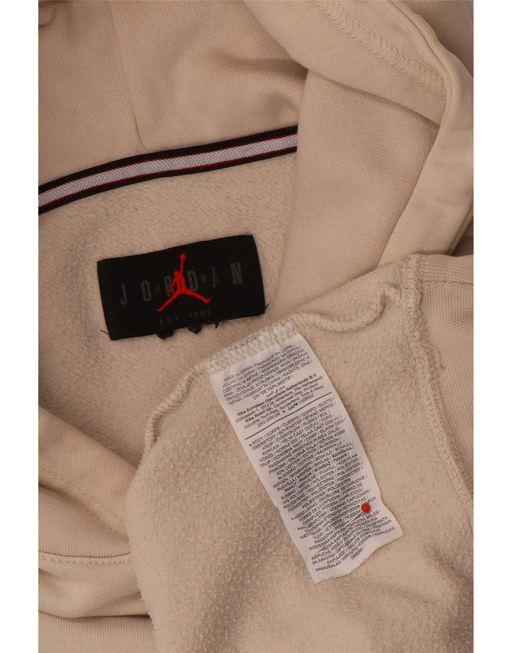 Jordan Hættetrøje til mænd Stor Beige Bomuld