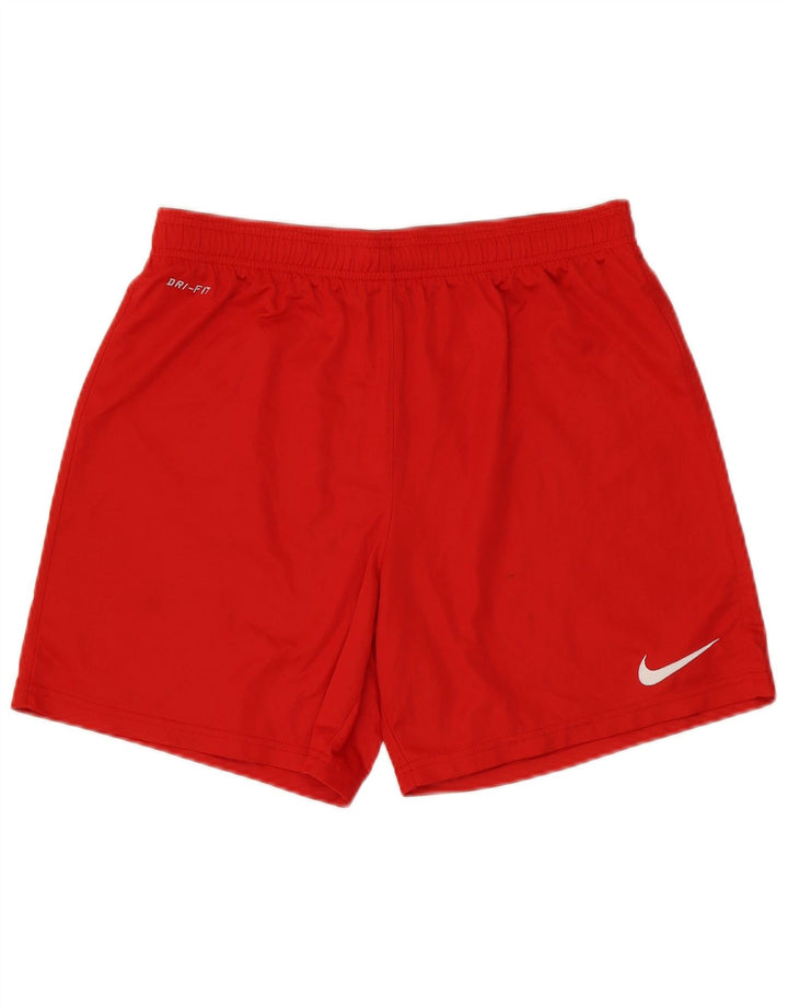 Nike Herre Dri Fit Sportshorts Medium Rød Polyester