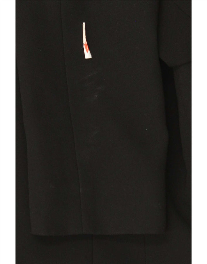 Hobbs Womens Crop 1-knap blazerjakke UK 10 Small Black Acetate