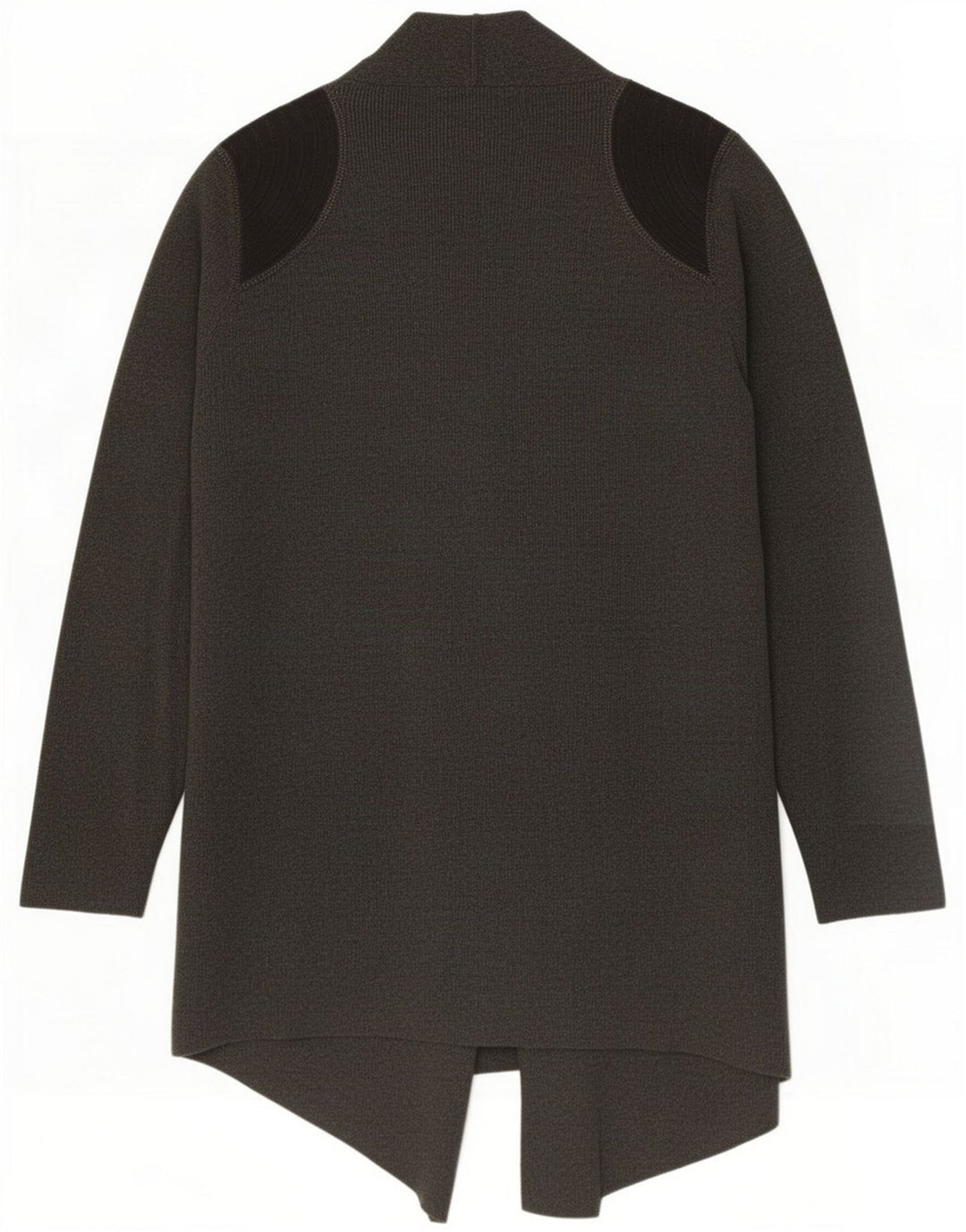 Marks & Spencer Dame Longline Cardigan Sweater UK 14 Medium Grey