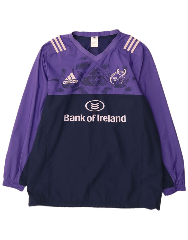 Adidas Herre Munster Rugby Pullover Træningsdragt Top Stor Lilla Sports
