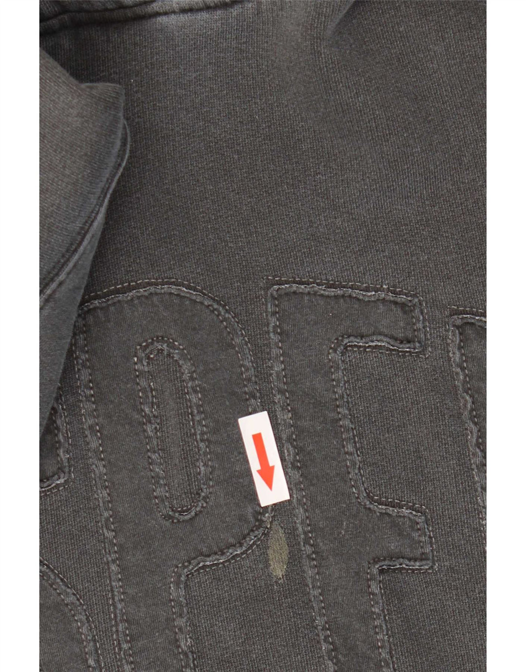 Marks & Spencer Dame Grafisk Oversized Hoodie Jumper UK 14 Medium Sort