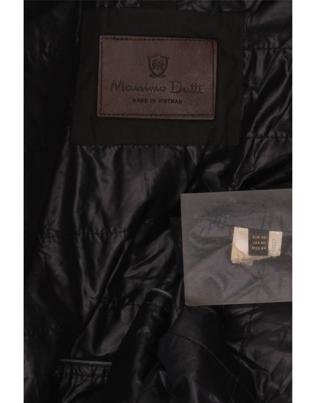 Massimo Dutti Herre Polstret Gilet UK 44 2XL Sort