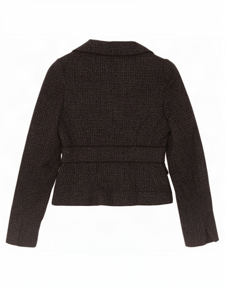 Hobbs Dame 3-knaps blazerjakke UK 8 Lille grå polyester