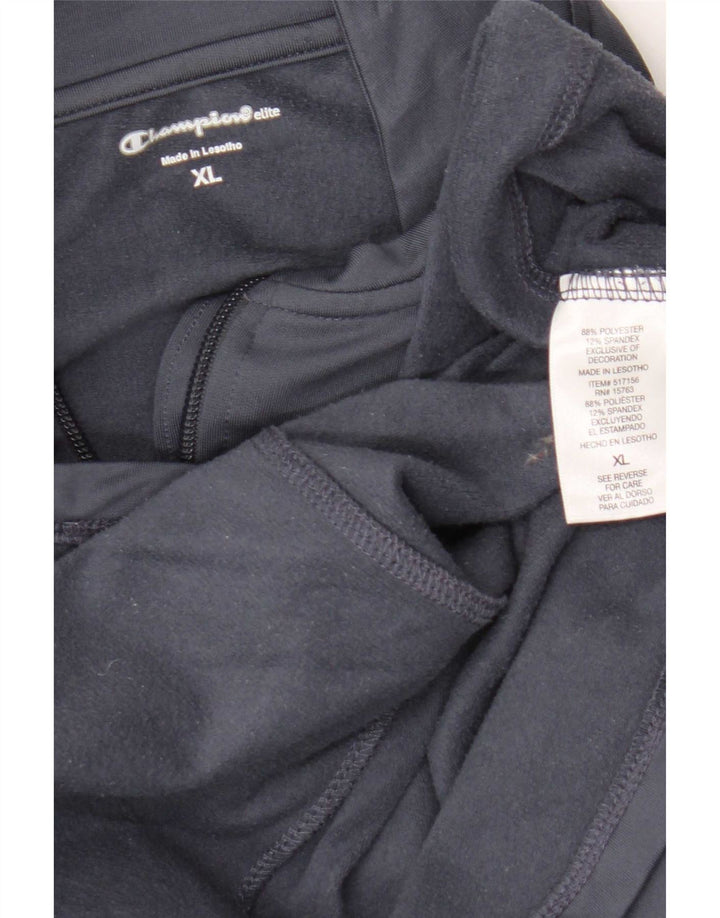 Champion Womens træningsdragt topjakke UK 18 XL marineblå polyester