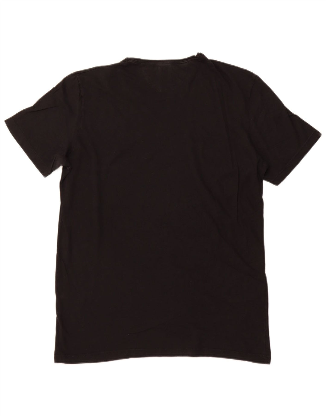 Zara Herre T-Shirt Top Stor Sort