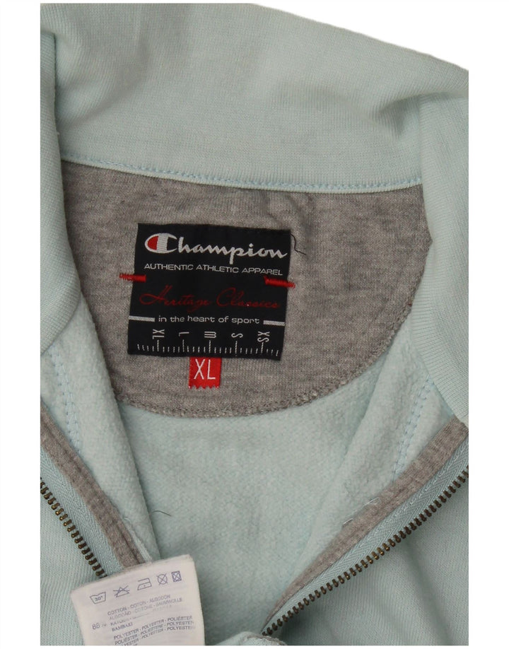 CHAMPION Womens Heritage Classics Tracksuit Top Jacket UK 18 XL Blue