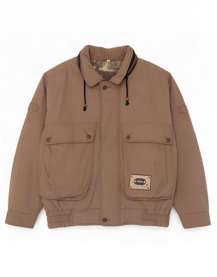 Mark Astor Herre Polstret Jakke IT 54 2XL Beige Polyester