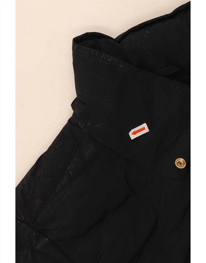 Woolrich Womens Polstret Frakke UK 16 Large Navy Blue Polyester