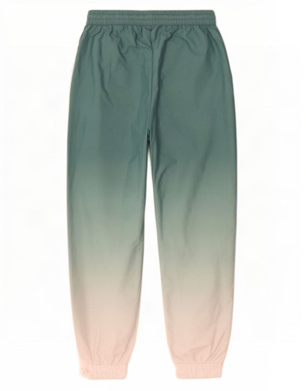 Adidas Dame træningsdragt Bukser Joggers UK 14 Large Green Colourblock
