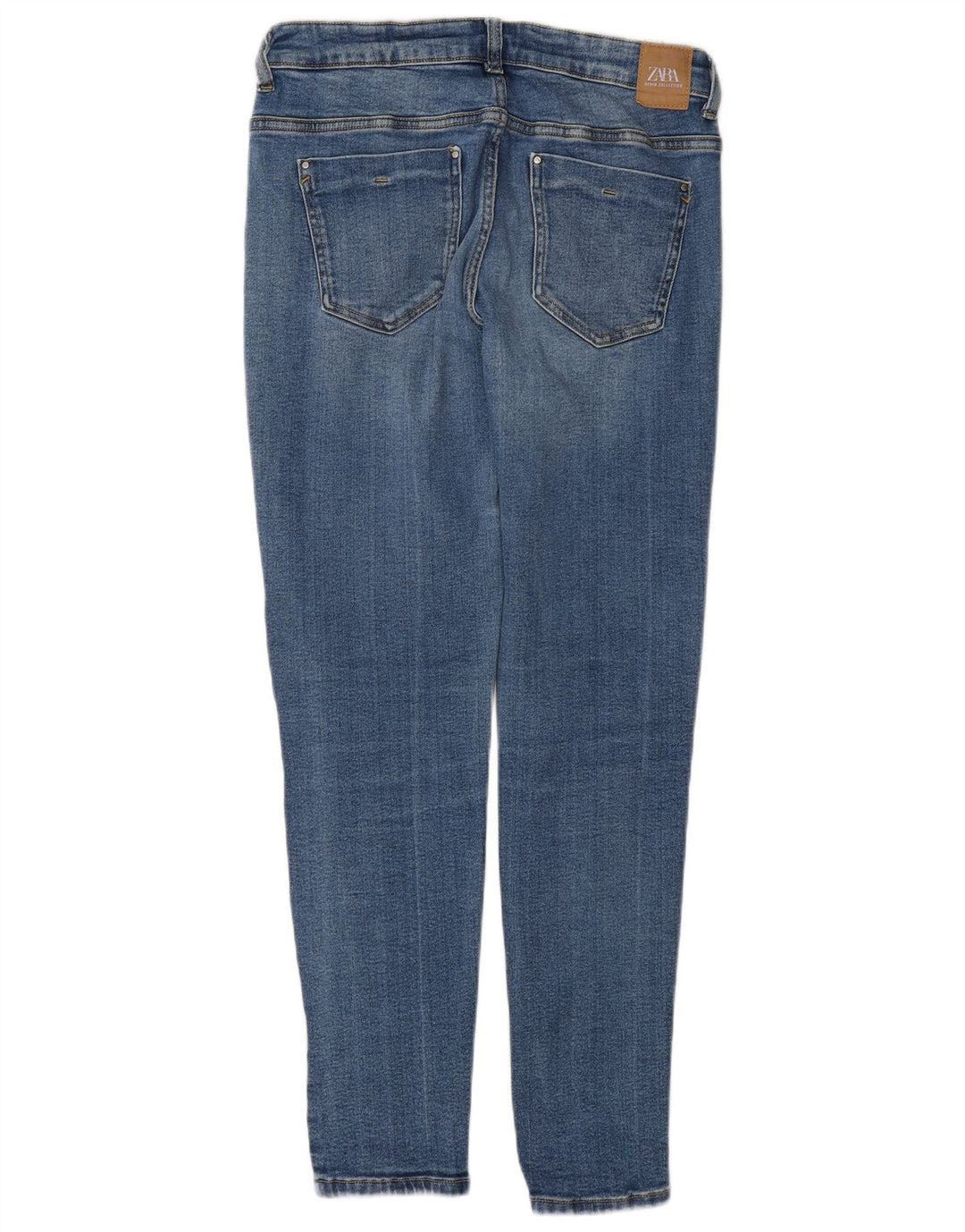 Zara Dame Skinny Jeans EU 40 Medium W30 L27 Blå