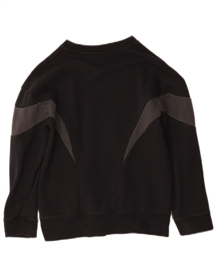 Nike Boys Graphic Sweatshirt Jumper 8-9 år Small Black Colourblock