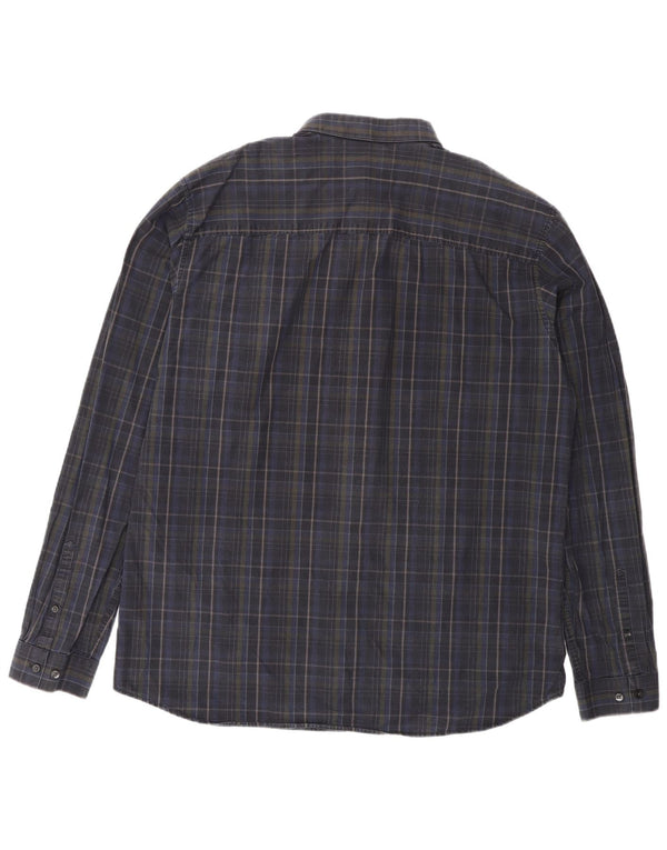 Jack & Jones herreskjorte XL marineblå ternet bomuld
