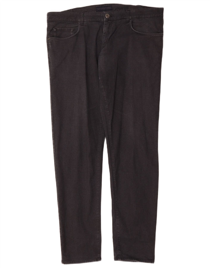Trussardi Herre Slim Jeans W42 L35 Sort Bomuld