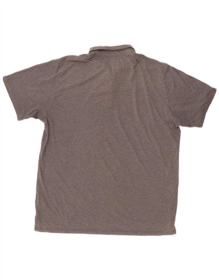 HURLEY Herre Dri Fit Polo Shirt XL Grå Bomuld