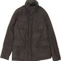 FILA Mens Military Jacket UK 40 Large Black Polyester Vintage Fila and Second-Hand Fila from Messina Hembry 
