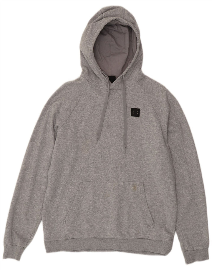 UNDER ARMOUR Herre hættetrøje Jumper Large Grå Flecked Bomuld