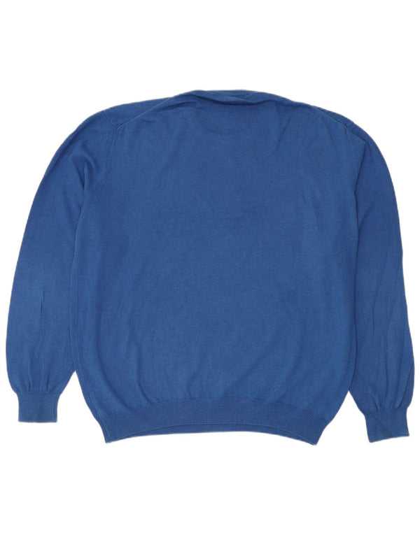 Trussardi Herre sweater med rund hals XL Blå