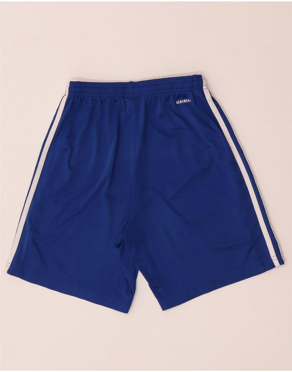Adidas Boys Aeroready Sports Shorts 7-8 år Small Blue