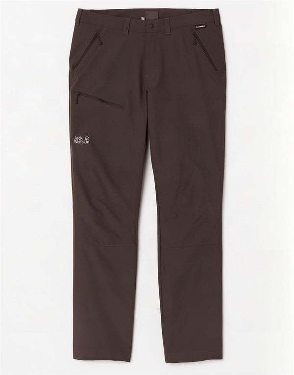 Jack Wolfskin Herre Slim Cargo Bukser Large W35 L35 Grå Polyamid