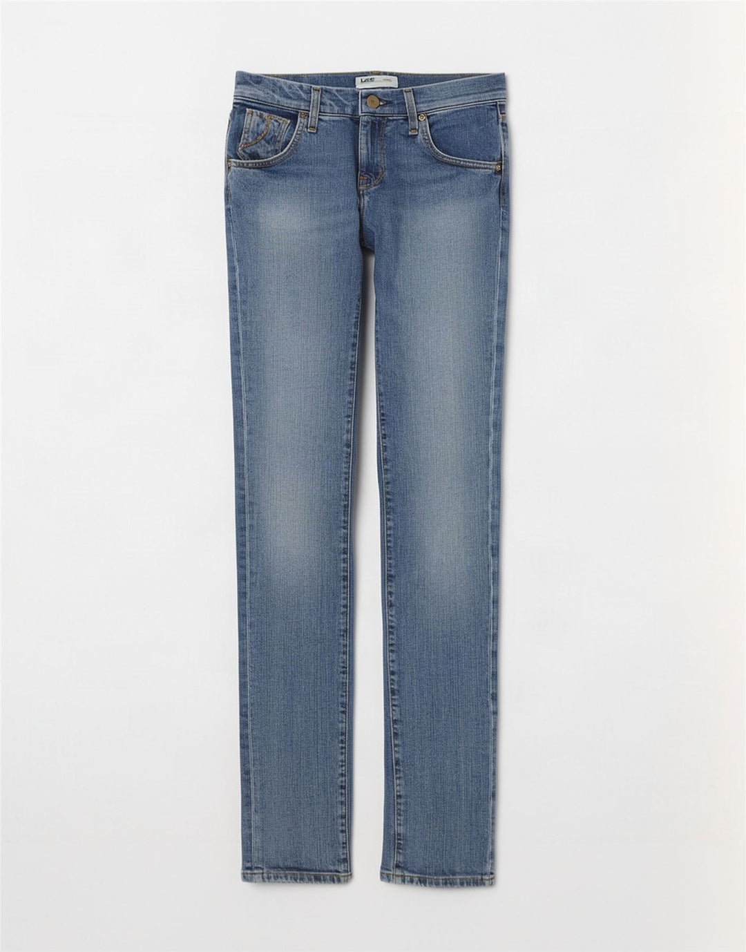 Lee Dame Lynn Narrow Slim Jeans W28 L35 Blå Bomuld