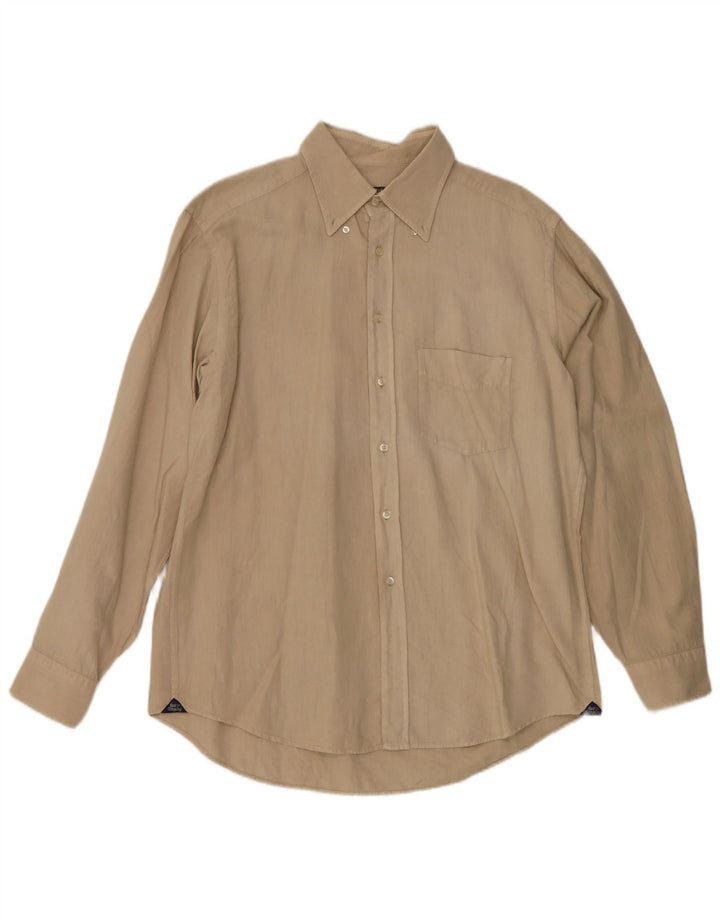 Bedste firma herreskjorte stor beige