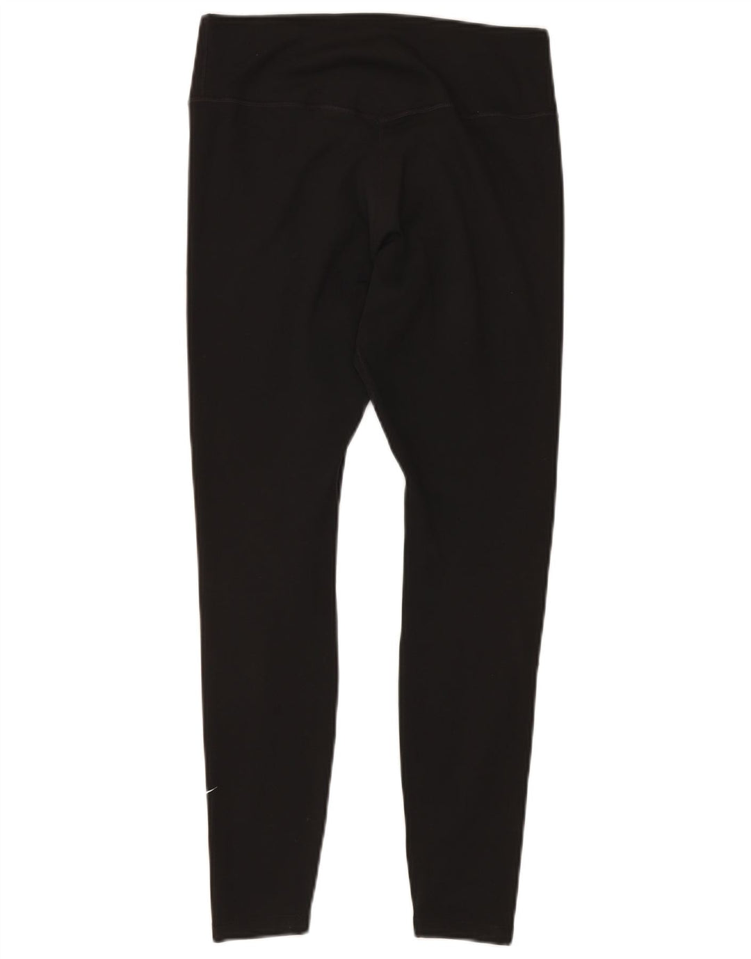 NIKE Dame Dri Fit Leggings UK 12 Medium Sort Polyester