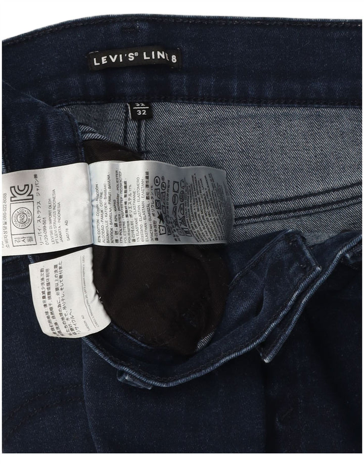 Levi's Slim Jeans til kvinder W32 L26 Marineblå bomuld