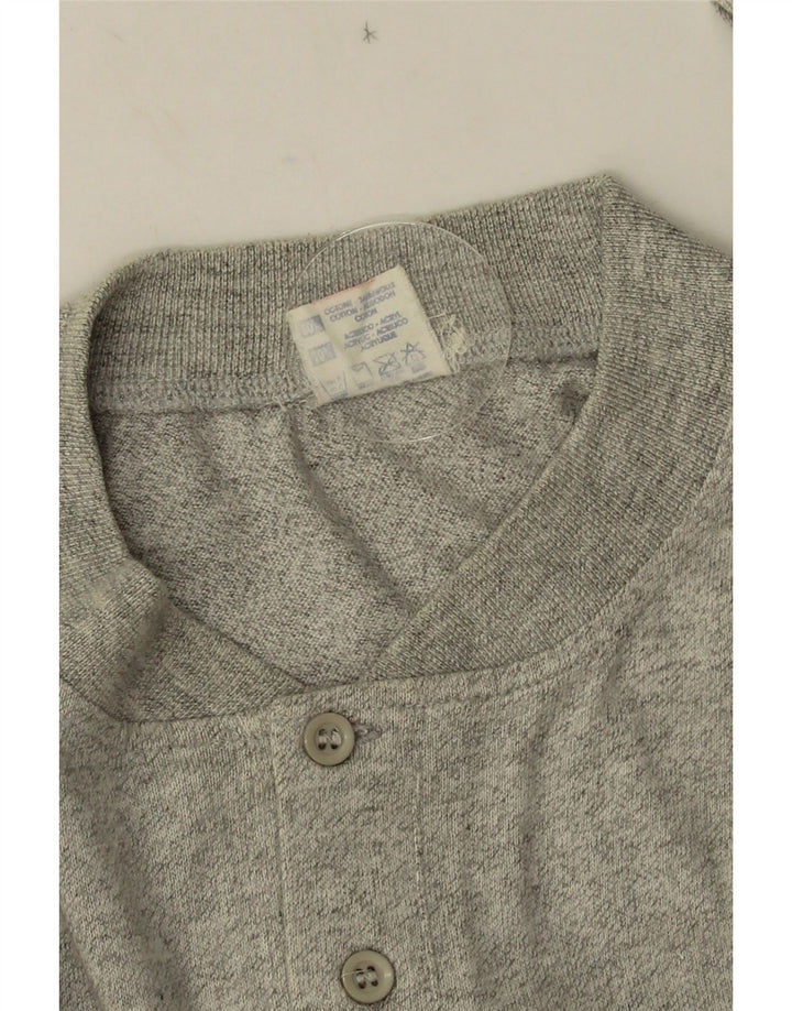 CHAMPION Herre T-Shirt Top XL Grå Bomuld