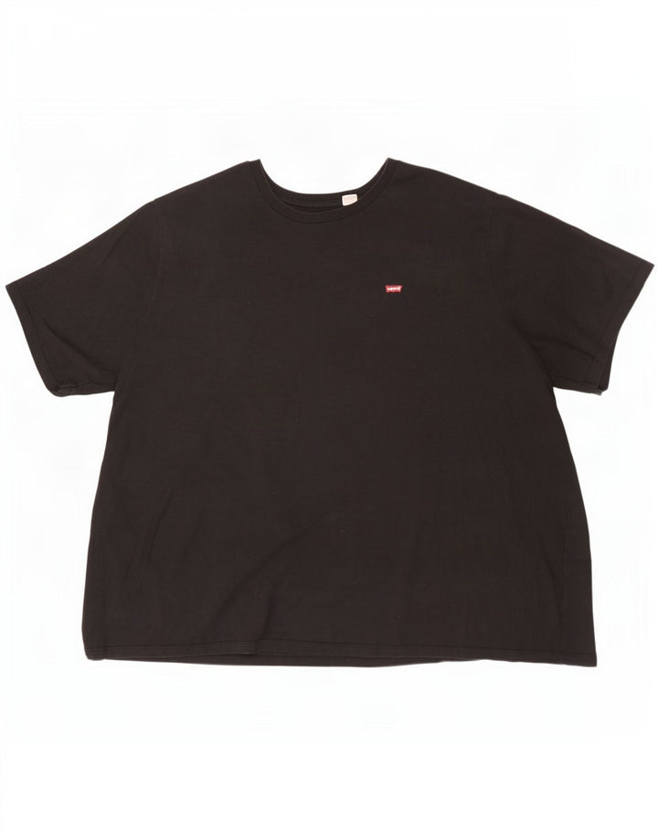 Levi's Herre T-Shirt Top 5XL Sort Bomuld