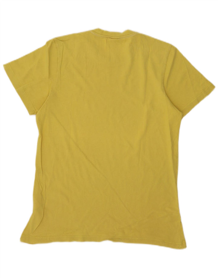 Adidas Grafisk T-shirt top til mænd, lille gul bomuld
