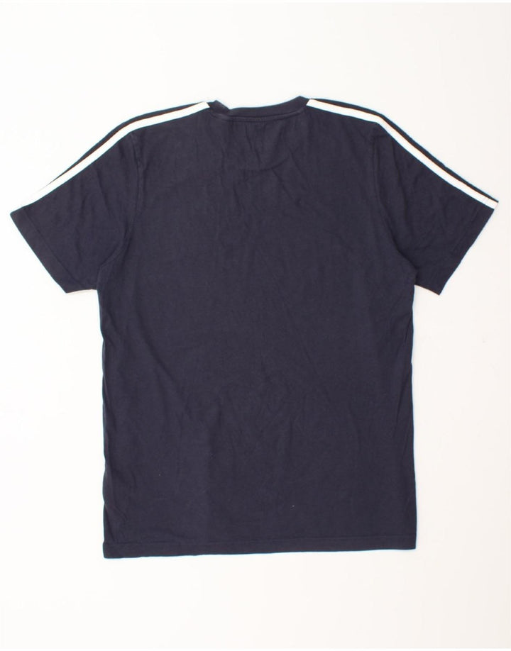 ADIDAS Mens T-Shirt Top Medium Navy Blue Cotton Vintage Adidas and Second-Hand Adidas from Messina Hembry 