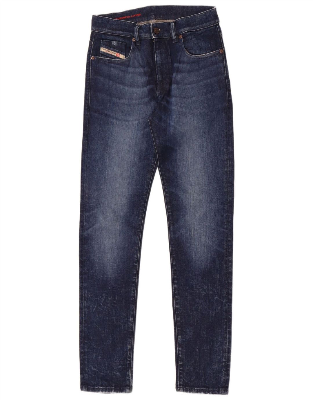 Diesel Dame Slim Jeans W26 L31 Blå Bomuld