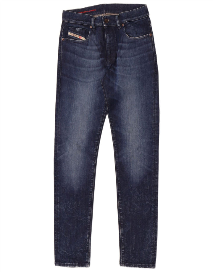 Diesel Dame Slim Jeans W26 L31 Blå Bomuld