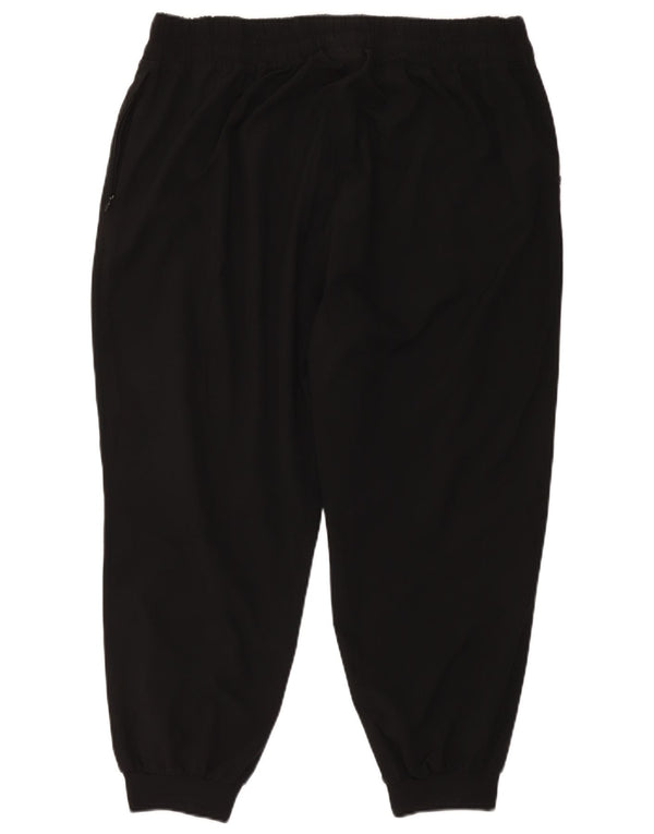 Fila Womens Crop træningsdragt Bukser Joggers UK 18 XL Sort Polyester