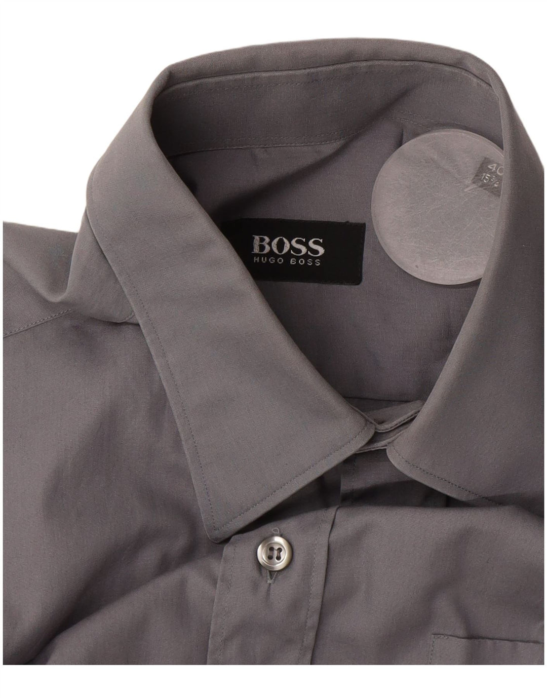 Hugo Boss Herreskjorte Str. 40 15 1/2 Mellemgrå