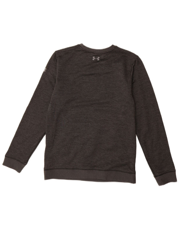 UNDER ARMOUR Drenge Cold Gear Sweatshirt Jumper 13-14 år XL Grå