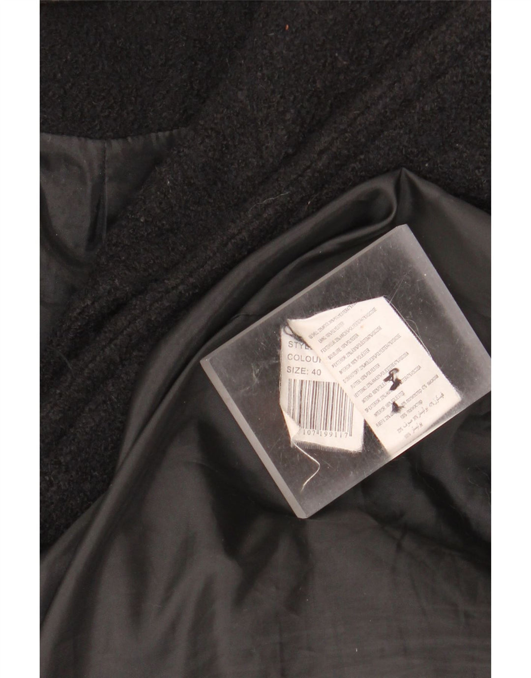 Desigual Grafisk Overfrakke til kvinder EU 40 Medium Sort Uld