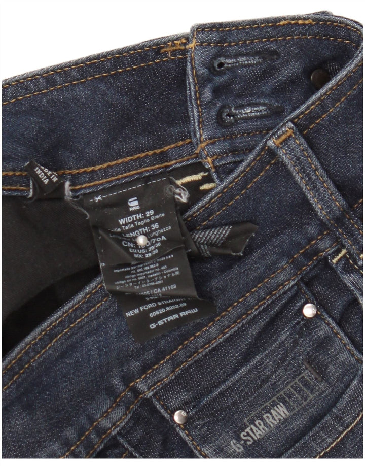 G-Star lige jeans til kvinder W29 L36 marineblå bomuld