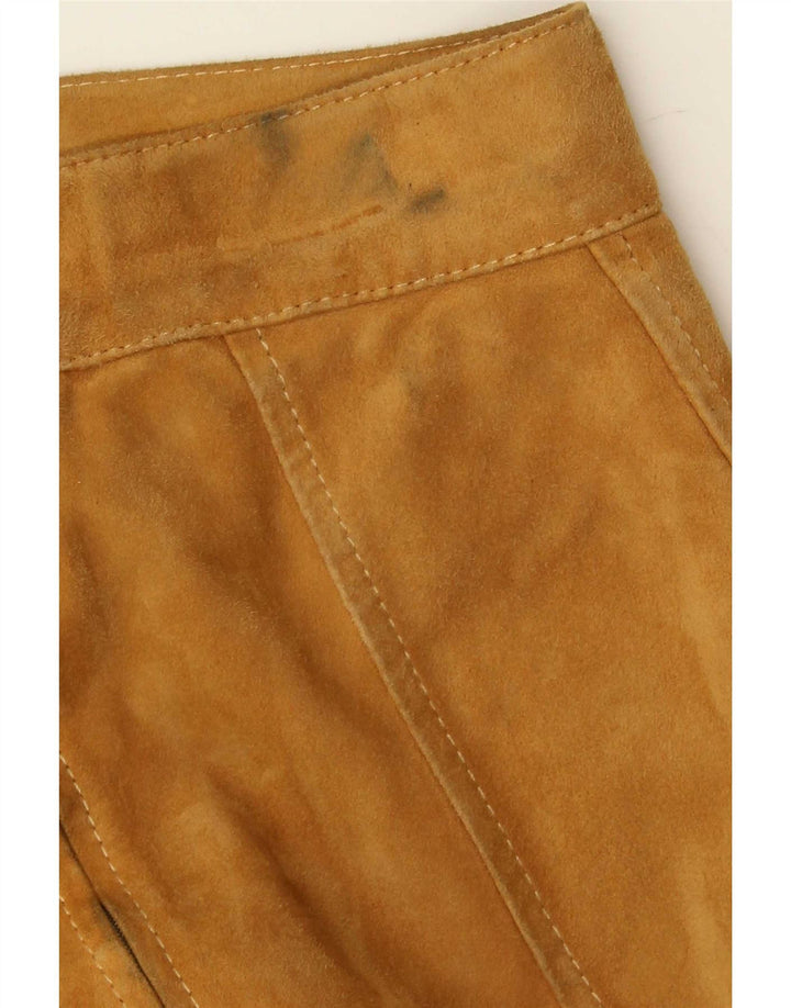 Vintage Dame Ruskind Flared Skirt W26 Small Brown