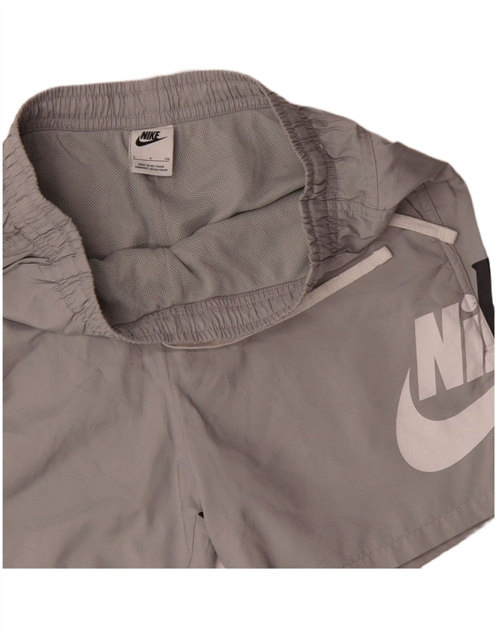 Nike Herre grafiske svømmeshorts Små grå polyester