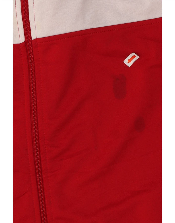 ASICS Træningsdragt til mænd Topjakke Medium Rød Colourblock Polyester