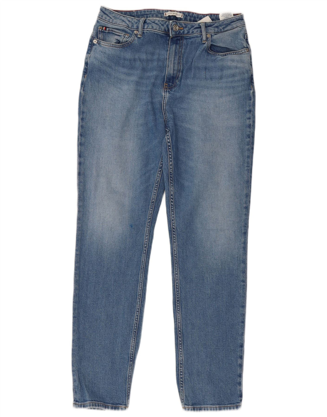 Tommy Hilfiger Herre Slim Jeans W31 L30 Blå Bomuld