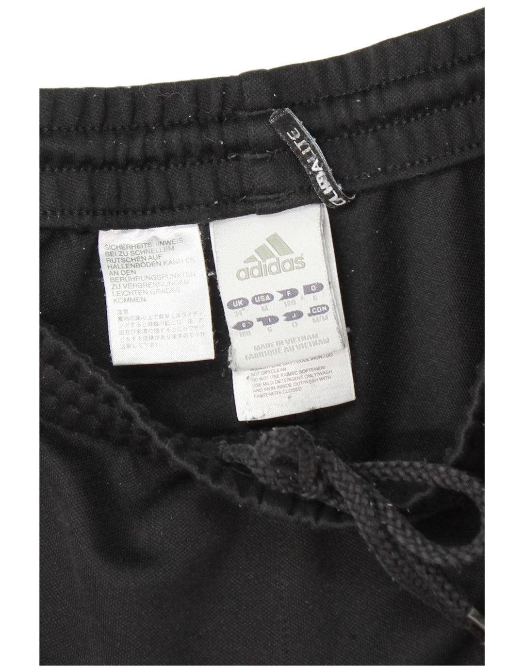 ADIDAS Herre Climalite træningsdragt Bukser Stor sort polyester