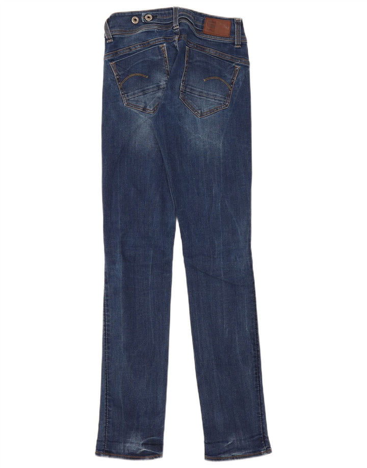 G-Star Dame Slim Jeans W28 L32 Marineblå Bomuld