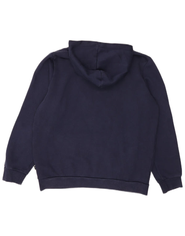 Puma Herre grafisk hættetrøje Jumper Medium Navyblå Bomuld