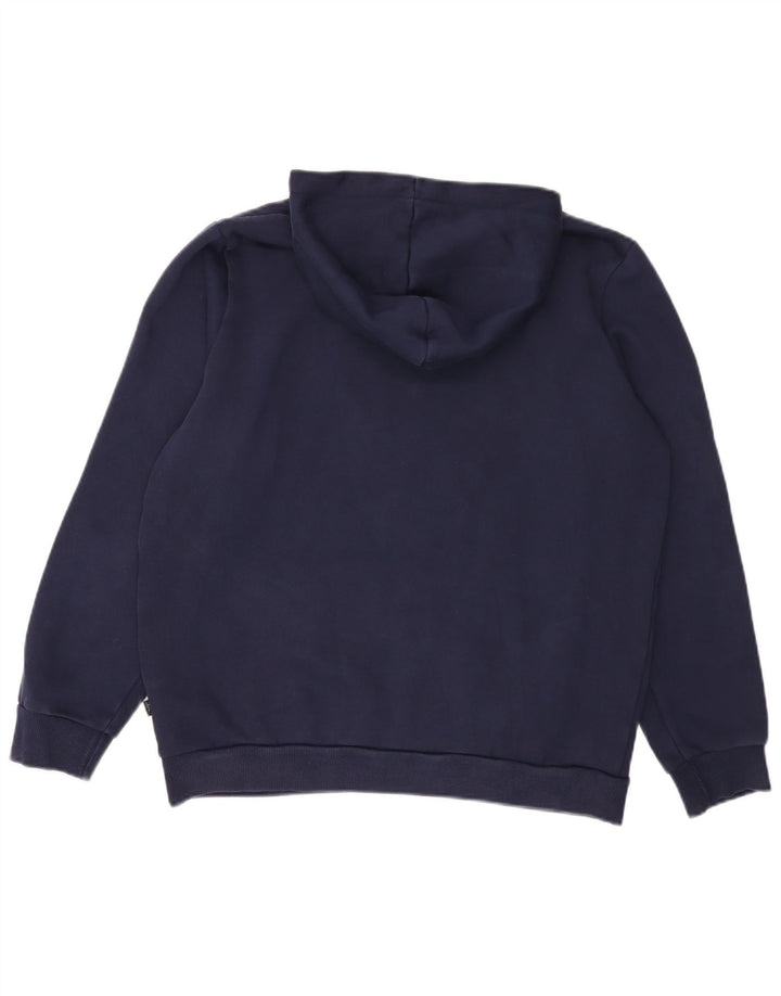 Puma Herre grafisk hættetrøje Jumper Medium Navyblå Bomuld