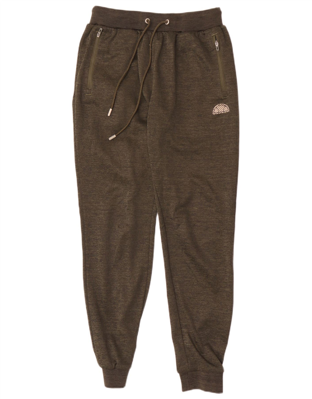 Ellesse Herre grafisk træningsdragt Bukser Joggers Small Khaki Flecked